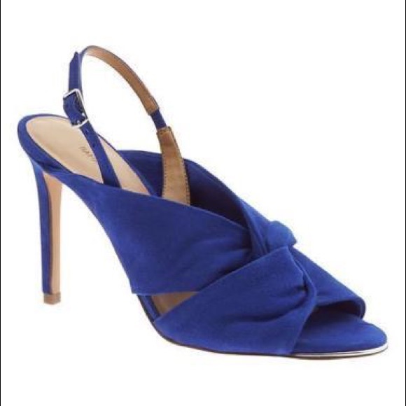 Banana Republic Shoes - Banana Republic Blue Suede heels